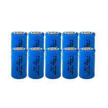 Pkcell-10 pilhas recarregáveis 14250 1/2 aa, icr 14250, 300mah e 3.7v, li-ion, baterias recarregáveis, sensor de alarme, sem fio 2024 - compre barato