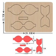 3 tipos de horquillas con nudo de lazo, joyería de moda, troqueles de madera para álbum de recortes, troqueles comunes, máquinas de corte en el mercado, 2021 2024 - compra barato