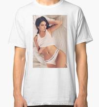 Camiseta kendall jenner descanso, logotipo branco masculina feminina, camiseta de verão, manga curta, algodão, streetwear 2024 - compre barato