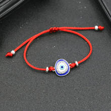 Delicate Crystal Zircon Turkish Evil Eye Thread Bracelet Women Lucky Blue Eye Charm Friendship Bracelets For Couples Men Jewelry 2024 - buy cheap