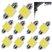 10 Pcs Car LED COB SMD Led Parking Bulb Auto Wedge Clearance Lamp Bright White License Plate Step Light Bulbs 2019 NEW 2024 - buy cheap