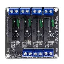 4 Channel 5V DC Relay Module Solid State Low Level SSR AVR DSP 2A 240V H52 2024 - buy cheap