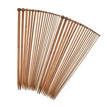 Juego de agujas de tejer de bambú, agujas de tejer de una sola punta para manualidades creativas hechas a mano, GQ 2024 - compra barato