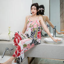  Women Summer Pajamas Clothing Suit Cotton Sweet Homewear Nightwear Girls Sleepwear Loungewear 2024 - buy cheap