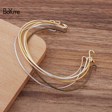 BoYuTe (50 Pieces/Lot) 65*1.2MM Metal Brass Bracelet Circles Factory Supply Handmade Diy Jewelry Accessories 2024 - buy cheap