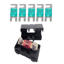 The 30S Heavy Duty Mini ANS Fuse Holder With 5pcs ANL Fuses For RV Car Forklift 2024 - buy cheap