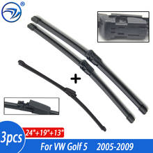 Wiper LHD RHD Front Rear Wiper Blades Set For VW Golf 5 2005-2009 Windshield Windscreen Front Rear Window 24"+19"+13" 2024 - buy cheap