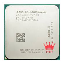 AMD A6-Series Quad-Core 2,1 Ghz 65w FM1 905-pin CPU AD3600OJZ43GX 2024 - купить недорого