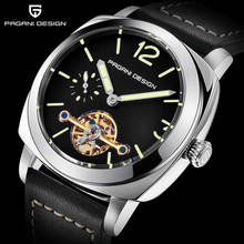 PAGANI DESIGN Luxury Tourbillon Mechanical Watches Luminous Genuine Leather Fashion Casual Skeleton Automatic Watch dropshipping 2024 - buy cheap