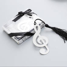 50pcs Music Note  Bookmark Wedding Bridal Shower Party Favor Teacher Gift 2024 - buy cheap