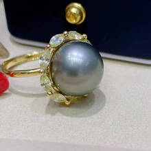 Piezas de montaje de anillo de plata esterlina 925, accesorio ajustable de tamaño libre para corales de perlas, ágata de cristal de Jade 2024 - compra barato