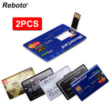 Unidad Flash USB de alta velocidad, Pendrive de 4GB, 8GB, 16GB, 32GB, 64GB, tarjeta de crédito bancaria 2024 - compra barato
