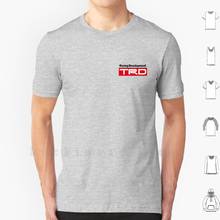 Camiseta Trd de fibra de carbono y bolsillo, ropa de algodón de gran tamaño, S-6xl, Trd Racing, desarrollo, Gt86 Drift Jdm Boost Import Chaser 2024 - compra barato