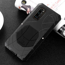 IMATCH Aluminum Metal Silicone Shockproof Case For Huawei Mate 40 Pro Plus Honor 30 Pro Mate 40 Dirt Shock Proof Cover Case 2024 - buy cheap