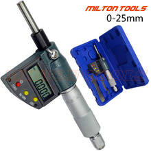 Micrômetro eletrônico digital, 0-25mm/0-1 polegada, 0.001mm, cabeça de medidor elétrico 2024 - compre barato
