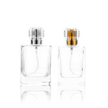 Nbyaic 1pcs perfume bottle 30ml 50ml high-end portable transparent glass perfume sub-bottle press spray empty bottle 2024 - buy cheap