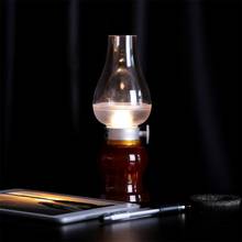 LED Retro Kerosene Lamp USB Rechargeable Night Light for Bedroom Decoration 2024 - buy cheap