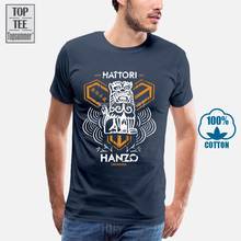 Hattros hanzo camiseta para homens, camiseta engraçada masculina de algodão vintage camisetas estampadas a0036 2024 - compre barato