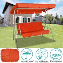 3/2 Seat Swing Cover Garden Cover Waterproof UV Resistant Chair Shade Dust/Sail Outdoor Courtyard Hammock Tent Swing Top Cover 2024 - buy cheap