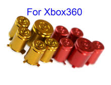 20sets For XBox 360 xbox360 Controller Repair Custom Alloy Metal ABXY button Guide Button Keypress 9mm Bullet Style Brass Metal 2024 - buy cheap