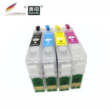 (RCE-IC4CL56) refillable inkjet ink cartridge for Epson IC4CL56 ICBK56 ICC46 ICM46 ICY46 PX-201 PX-502A PX-601F PX-602F 2024 - buy cheap