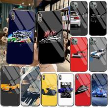 YJZFDYRM JDM Tokyo Drift Sport Car Soft Phone Case Cover Tempered Glass For iPhone 11 Pro XR XS MAX 8 X 7 6S 6 Plus SE 2020 case 2024 - buy cheap