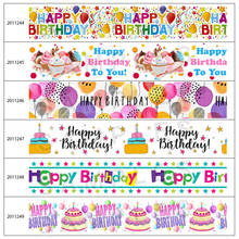 Beautiful Happy Birthday Printed Grosgrain/Satin Ribbon 5 Yards 25mm/38mm/50mm/75mm  for Party Hair Bows DIY Accessories 2024 - buy cheap