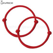 2Pcs Red String of Fate Friendship Bracelets Kabbalah Protection Good Luck Simple Matching Bracelets for Lover Women Men 2024 - buy cheap
