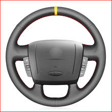 Yellow Marker Artificial Leather Steering Wheel Cover for Peugeot Boxer 2006-2019 Citroen Jumper Relay Fiat Ducato Ram ProMaster 2024 - buy cheap