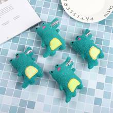 8PCS/Lot 7.5*9.7cm plush cartoon crocodile toy Applique Crafts for Children hair clip Accessories and garment Accessories 2024 - buy cheap