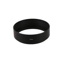 72mm Mount Standard Metal Lens Hood for Canon Nikon Pentax Sony Olympus 2024 - buy cheap