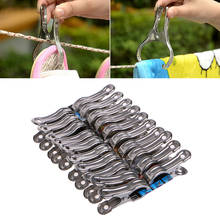 20 Pcs Stainless Steel Clothes Pegs Hanging Pins Laundry Windproof Clips Wholesale 2024 - buy cheap