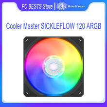 Cooler Master SickleFlow 120 ARGB Computer Case CPU Cooling Fan 120mm Enhanced Frame RGB 5V/3pin Addressable PWM Fan 2024 - buy cheap