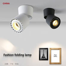 Dimmable Rotating Folding LED Downlights 12W 15W 20W COB LED Ceiling Spot Lights AC85-265V LED Wall Lamps Indoor Lighting 2024 - buy cheap