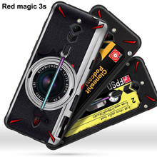 Para Núbia Red magic 3 s caso TPU Macio retro camera Tampa do telefone caso escudo Protetor À Prova de Choque magia 3 Redmagic3s s 6.65 casos" 2024 - compre barato