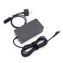 Fonte de alimentação para laptop, carregador ac 44w, 15v 2.58a para microsoft surface pro 5/new surface pro 2017 com porta usb de 5v 1a 2024 - compre barato