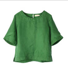 Шелковая блузка размера плюс 20%, Женская Летняя шелковая рубашка большого размера, женская рубашка, топы для женщин, женская рубашка Seda Chemise Seda La Camisa Arriba 2024 - купить недорого
