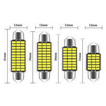 5pcs T10 W5W LED c5w led 31mm 36mm 39mm 41mm 18SMD 4040 Chips LED Festoon Bulb Car Dome Light Auto Interior Reading Lamp 2024 - buy cheap