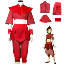 Ty Lee Costume Red Tops Pants Sets Short Sleeves Cosplay Fancy Suit Woman Halloween Christmas Carnival Outfit 2024 - buy cheap