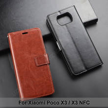 For Xiaomi Poco X3 NFC / Poco X3 Flip Wallet PU Leather Case 2024 - buy cheap