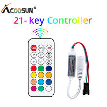 Led RF Remote Control 5V-24V Wireless RGB Led Controller USB 14-Key 17-Key 21-Key Mini 3-Key For WS2812 WS2811 1903 Light Strip 2024 - buy cheap