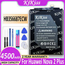Free tool 4500mAh Phone Battery HB356687ECW For Huawei Nova 2 Plus/ Nova 2i/ Honor 9i /G10/ Mate 10 Lite For Huawei Honor 7X 2024 - buy cheap