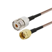 Cable de antena de mano UHF SMA macho a conector hembra UHF SO239, Cable RF RG316 para Radio Wouxun Baofeng Quasheng Linton CB 2024 - compra barato