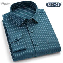 Camisa de manga larga para hombre, ropa informal de negocios, clásica, a la moda, con bolsillo, para las cuatro estaciones, DA468, novedad de 2021 2024 - compra barato