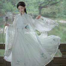 2022 woman chinese traditional dance costumes elegant fairy performance hanfu embroidery oriental tang ancient photography dress 2024 - buy cheap