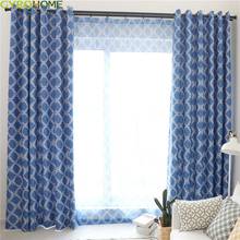 Nordic Geometry Style Lantern Printing Blackout Curtain For Living Dining Room Bedroom 2024 - buy cheap