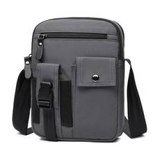 Fashion high quality men's messenger bag waterproof polyester cloth shoulder bag classic smal square bag large capacity tool bag 2024 - buy cheap