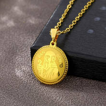 Stainless Steel Religious San Benito Medal Pendant Vintage Gold St. Benedict Necklace Religious Catholic Pendants Jewelry 2024 - buy cheap