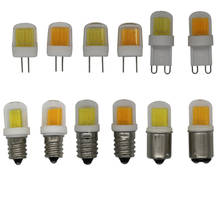 G4 G8 G9 E11 E12 E14 BA15D AC110V AC220V 1511COB 5W dimmable crystal light Led lamps corn Bulbs replace 50W halogen lamp 5pc/lot 2024 - buy cheap