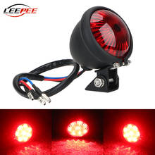 Motorcycle Tail Light Red LED Rear Stop Lights Signal Brake Spot Lamps Motor Accessories For Chopper Bobber Cafe Racer 12V 2024 - buy cheap